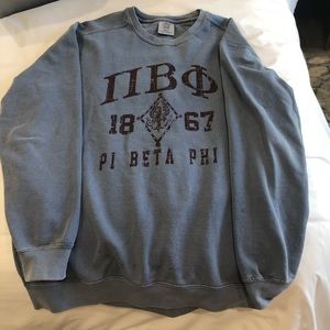 Comfort Colors Pi Beta Phi Sweatshirt
